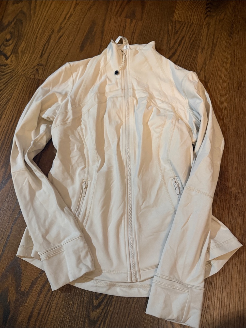 lululemon athletica white opal define luon Full-Zip Utility Jacket